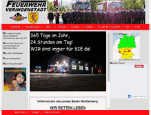 Tablet Screenshot of feuerwehr-veringenstadt.de